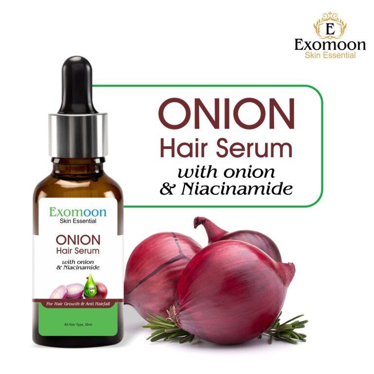 EXOMOON SKIN ESSENTIAL Onion hair growth serum with Onion & Niacinamide