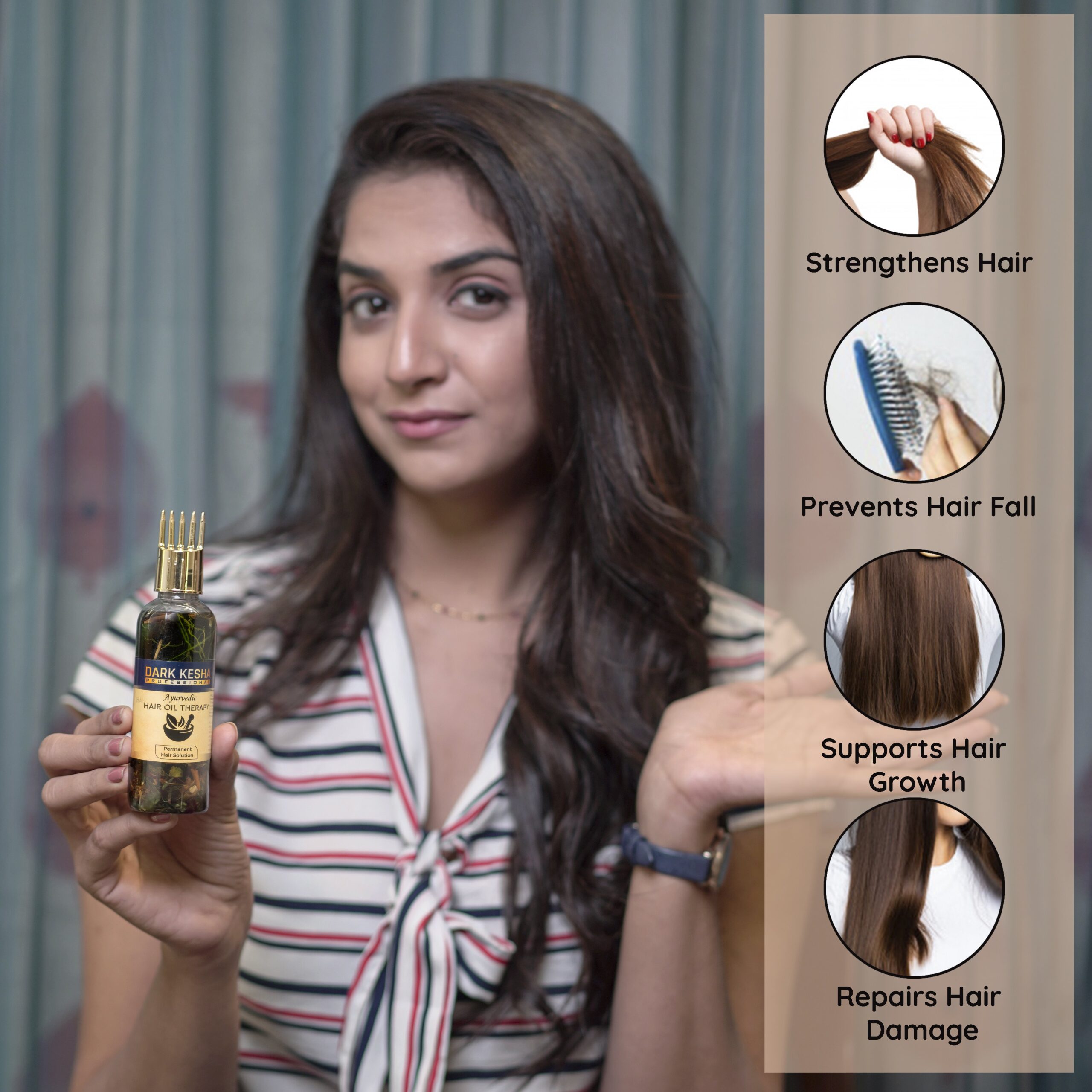 Dark kesha Professional Hair Oil (100 ml) - THEBSTORE